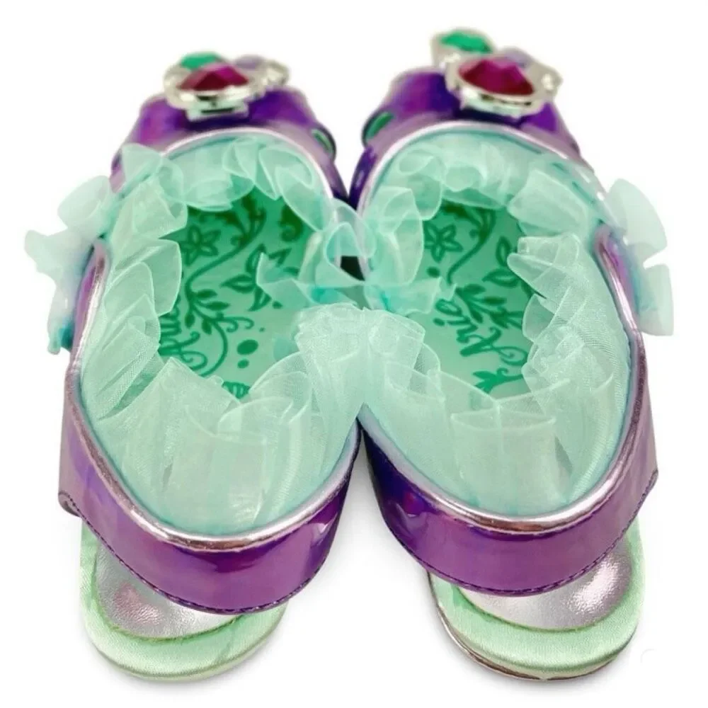 Ariel Costume Shoes Little Mermaid Princess Disney Store SZ: 13/1 Girls Kids NWT